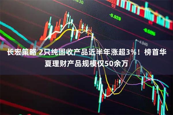 长宏策略 2只纯固收产品近半年涨超3%！榜首华夏理财产品规模仅50余万