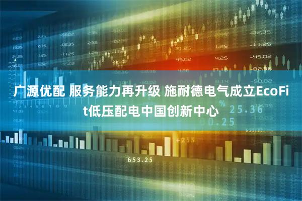 广源优配 服务能力再升级 施耐德电气成立EcoFit低压配电中国创新中心