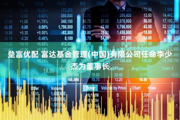 垒富优配 富达基金管理(中国)有限公司任命李少杰为董事长