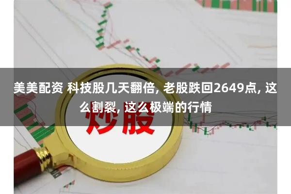 美美配资 科技股几天翻倍, 老股跌回2649点, 这么割裂, 这么极端的行情